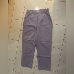 Vintage Lands' End Women's Lavender Side Zip Pants